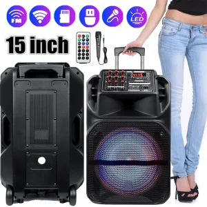 7000W Portable 15” Bluetooth Speaker
