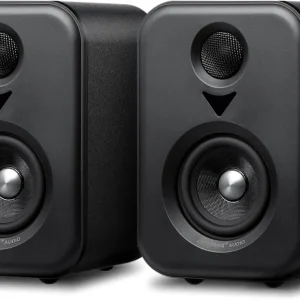 80W 2.0 Active Bookshelf Speakers