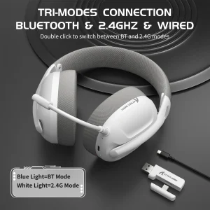 Ultra-Light Tri-Mode Gaming Headset