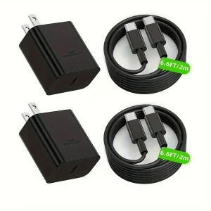 2Pack 45W For Samsung Super Fast Charger