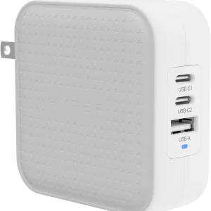 70W Travel Charger - for iPhone, iPad, MacBook, Smartphone & Laptop (White)